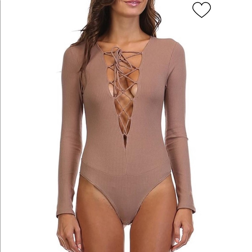 Lace up bodysuit